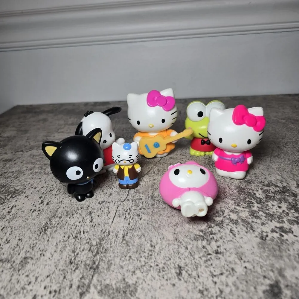 2” 2016 Sanrio Hello Kitty Friend Mini Figures Kawaii Cute Tiny Dolls Mcdonalds
